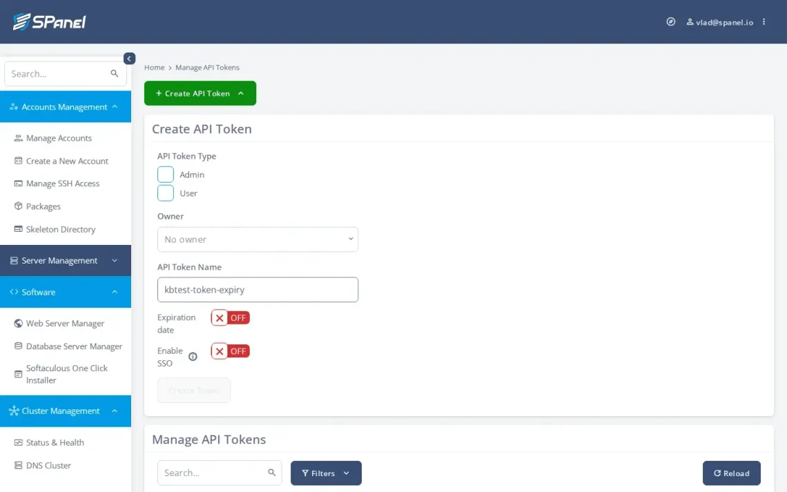 SPanel Team Access, Permissions, and Activity Logs: The Complete Guide (2026) SPanel Team Access, Permissions, and Activity Logs: The Complete Guide (2026), Can you automate team access with API tokens?