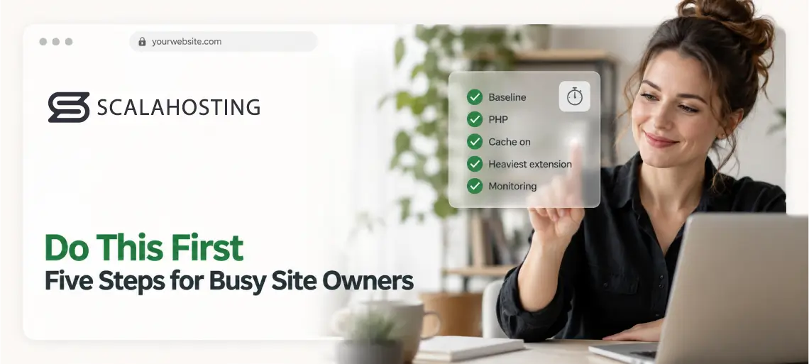How to Speed Up Joomla 6: A 2026 Performance Checklist How to Speed Up Joomla 6: A 2026 Performance Checklist, Do This First: Five Steps for Busy Site Owners