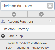 How to Customize the Skeleton Directory of my Reseller Hosting Account?, Locating your Skeleton Directory