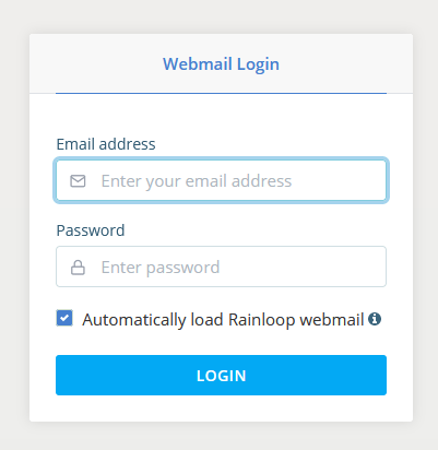 Sign in to Webmail