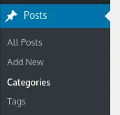 How to Create a WordPress Website (for Beginners), Categories