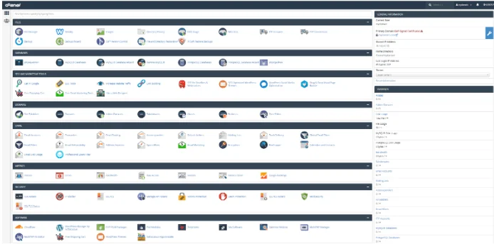 Getting Started with Shared Hosting, Log in to cPanel