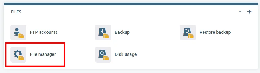 How to Upload a File via SPanel’s File Manager?
