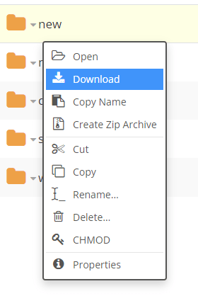 How to Archive a Folder and Download It, Archiving and downloading directories through SPanel’s File Manager 3