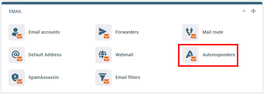 How to Create an Email Autoresponder, Creating and managing autoresponders in SPanel