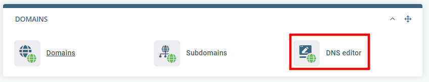 How to Add a DNS A record, Setting a new A record through SPanel 2