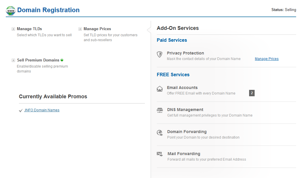 Getting Started with Domain Registration and Reselling, Domain Reselling 2