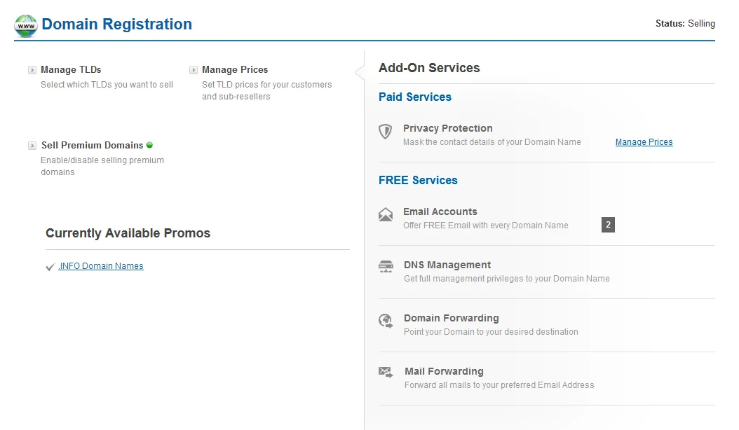 Getting Started with Domain Registration and Reselling, Domain Reselling 2