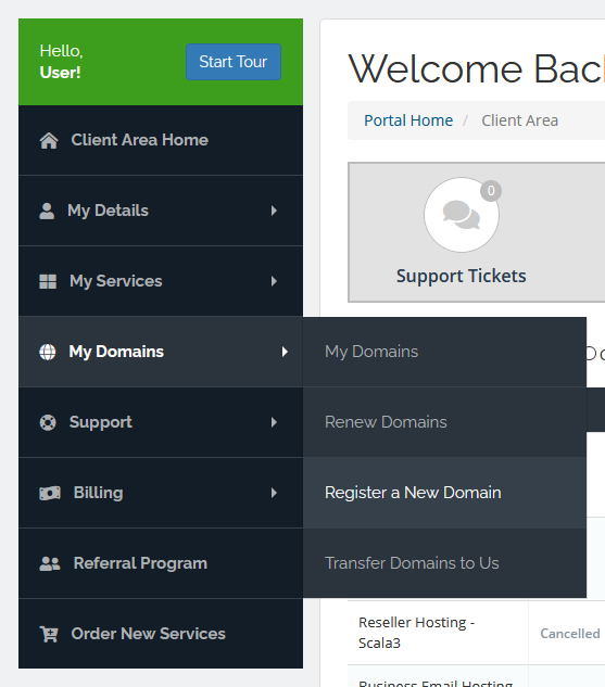 Getting Started with Domain Registration and Reselling, Registering a Domain 3