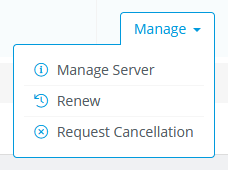 ScalaHosting Client Area, Managing services and domains 2