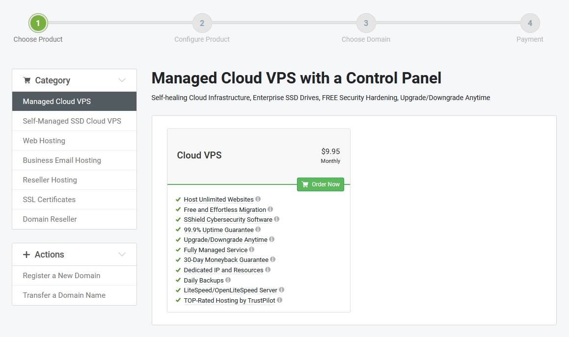 ScalaHosting Client Area