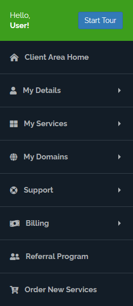 ScalaHosting Client Area