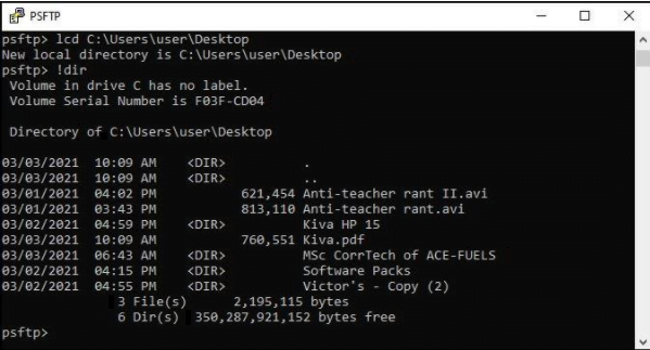 Upload Files With SFTP, Upload Files With SFTP Using PuTTY SFTP