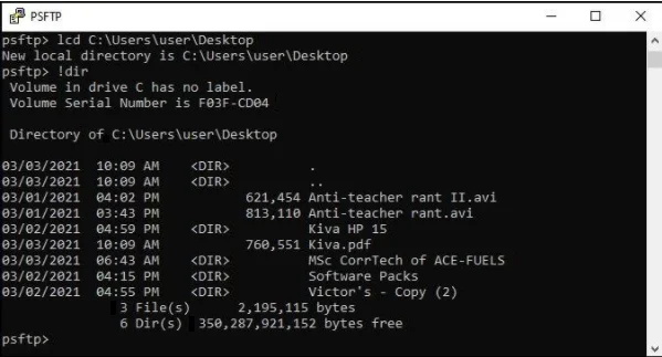 Upload Files With SFTP