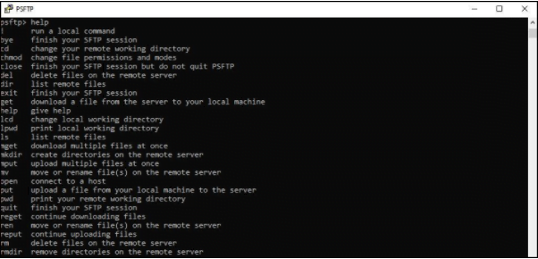 Upload Files With SFTP, Upload Files With SFTP Using PuTTY SFTP 2