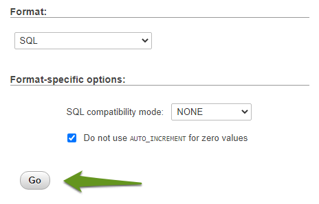 How to Import and Export a MySQL Database, Method 1: Using PhpMyAdmin 5