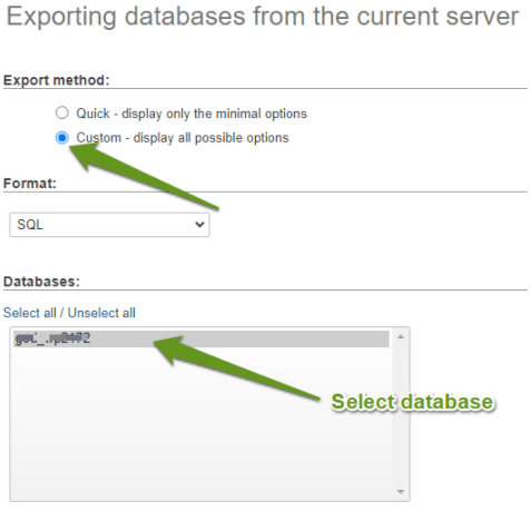 How to Import and Export a MySQL Database, Method 1: Using PhpMyAdmin 3