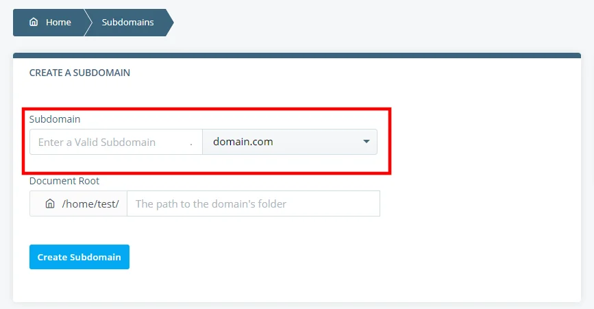 What is a Subdomain?