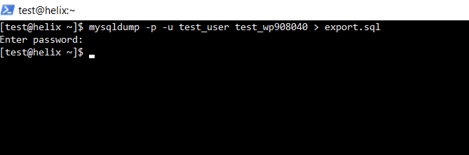How to export MySQL Database?, Export MySQL Database using SSH