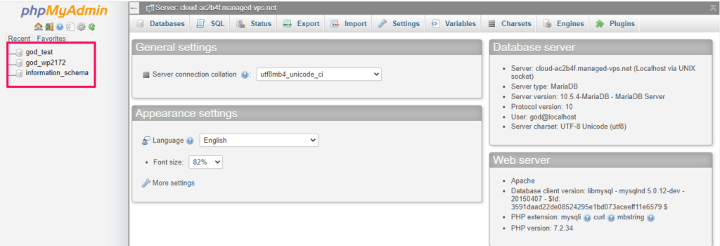 How to export MySQL Database? - Knowledge base - ScalaHosting