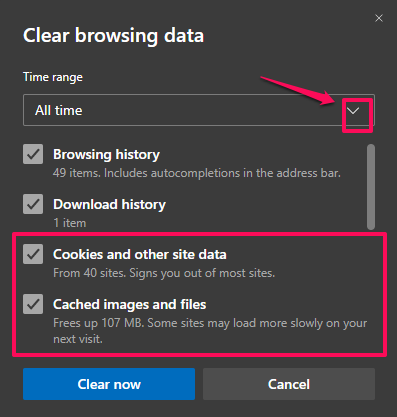 How to Clear a Web Browser's Cache and Cookies