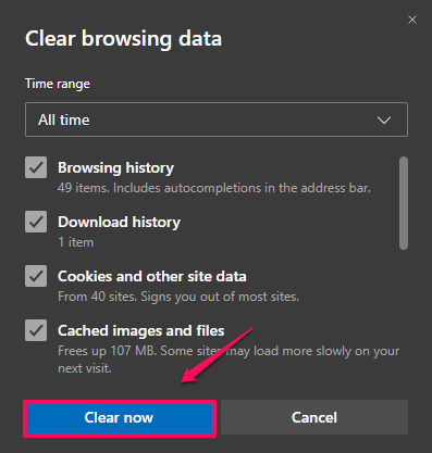 How to Clear a Web Browser’s Cache and Cookies, Microsoft Edge 6