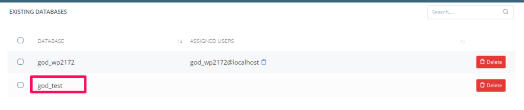 How to Create or Delete a MySQL Database or User - Knowledge base ...