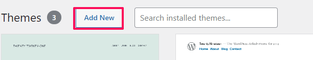 WordPress — How to Install a New Theme from the WordPress Dashboard