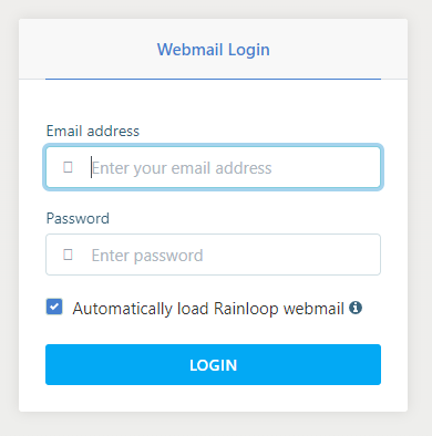 Workspace Email sign-in, For SPanel users