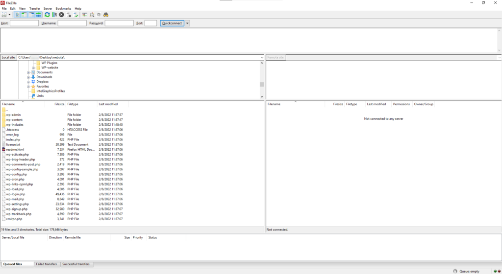 How to establish an SFTP connection to your hosting account with FileZilla?