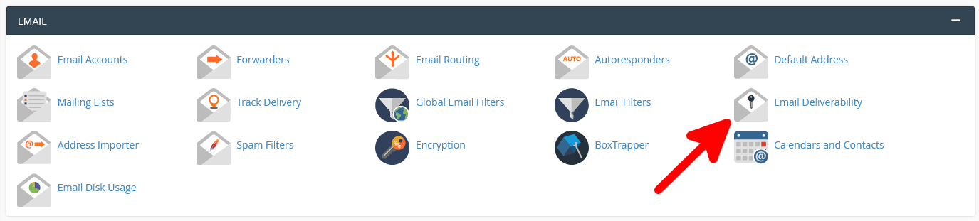 Add an SPF record, cPanel