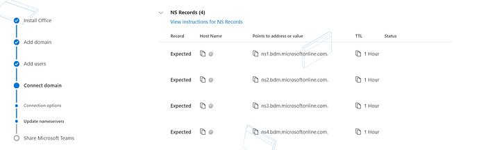 Set up my Workspace Email domain with Microsoft 365, Update Your Nameservers