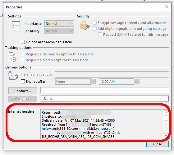 What Is An Email Header? Difference Between Full & Partial Headers, Microsoft Outlook 2