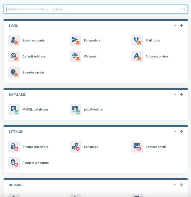 View My DNS Settings, Step 1: Sign into SPanel’s User Interface 2