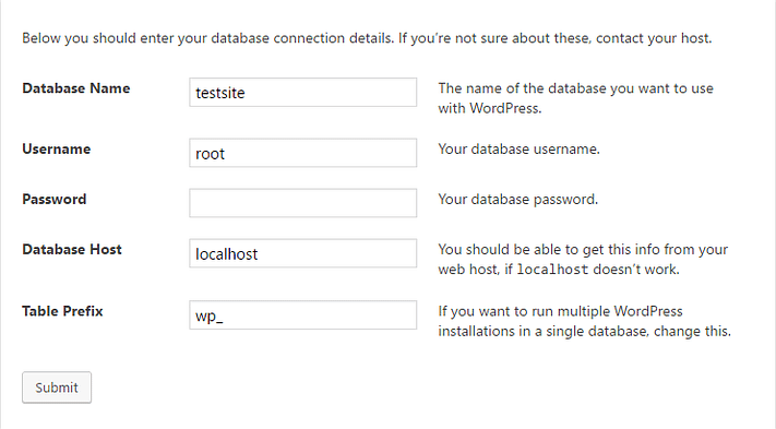 Install WordPress on Windows
