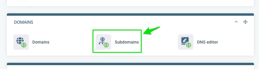 Manage DNS Zone Files, How to Add a Subdomain Record in SPanel