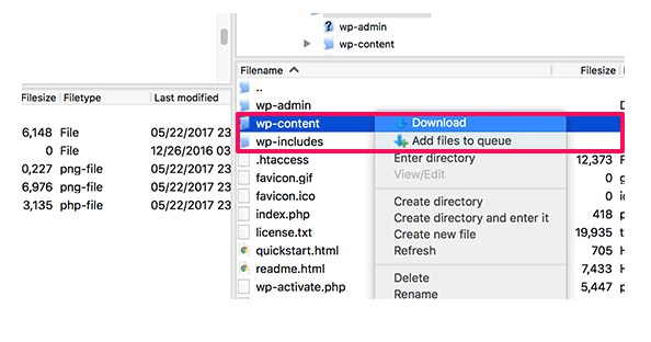 How to Remove WordPress Files And Database, How to Remove WordPress Files and Database using an FTP client or the File Manager