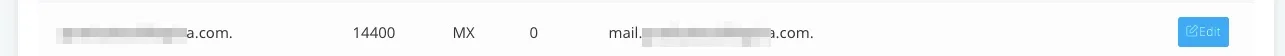 Manage DNS Zone Files, How to Edit or Remove an MX Record in SPanel
