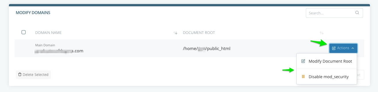 Add DNS Hosting, Edit an Existing Domain