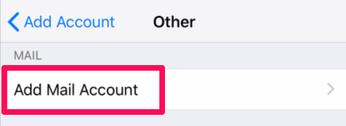 Add my email to Mail on iPhone or iPad, Adding Email to Mail on iPhone or iPad 4