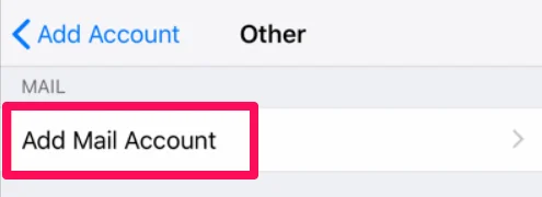 Add my email to Mail on iPhone or iPad, Adding Email to Mail on iPhone or iPad 4