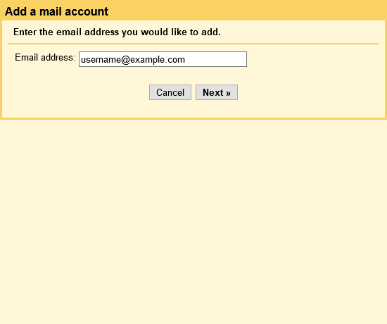 How to configure Gmail with my domain?, Setting up my custom email address through Gmail 2