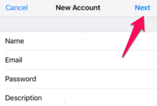 Add my email to Mail on iPhone or iPad, Adding Email to Mail on iPhone or iPad 5