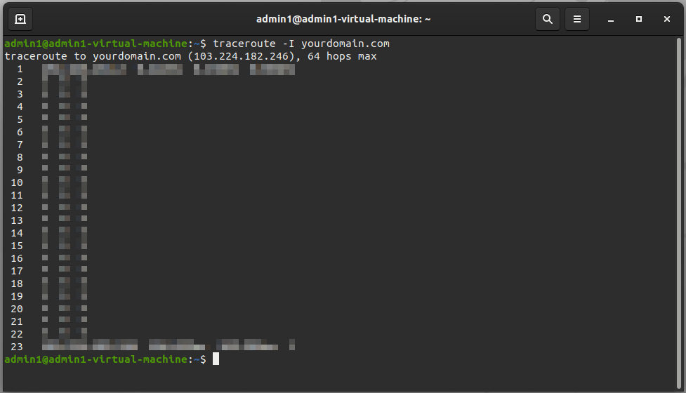 How to Perform Traceroute checks in Windows, Linux, and Mac OS?, Linux 2