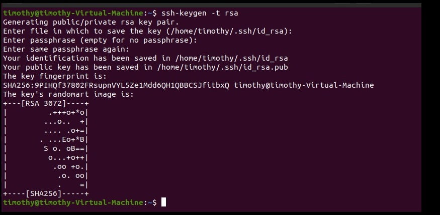 How to Generate an SSH Key Pair in Linux, Generating an SSH Key Pair on Linux