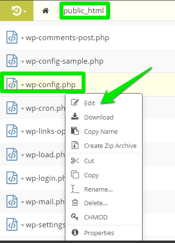 How to Manually Transfer Your Website?, Step 3: Modify Your Website Configuration File