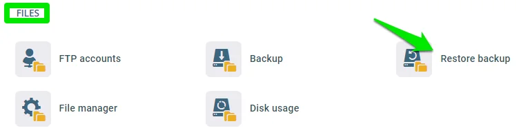 How Often Is My Website Backed up and How Can I Access the Backup Copy?, Restoring Your Backup Files