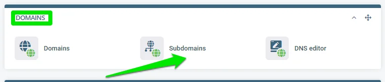 What is a Subdomain Name & How to Create One, How to create a Subdomain Name 2