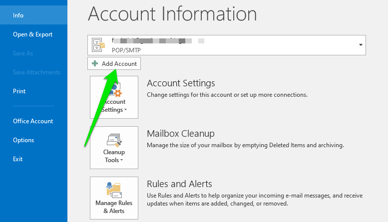 Manually Add Email Account to Outlook 2016 (Windows), Open the Outlook 2016 app on your Windows computer from the startup menu. 2