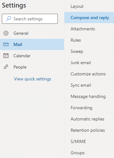 Add an Email Signature in Outlook on the Web